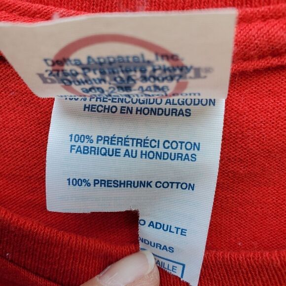 VINTAGE S SOUTH PADRE ISLAND TEXAS RED PALM TREES TSHIRT SMALL - Picture 4 of 7